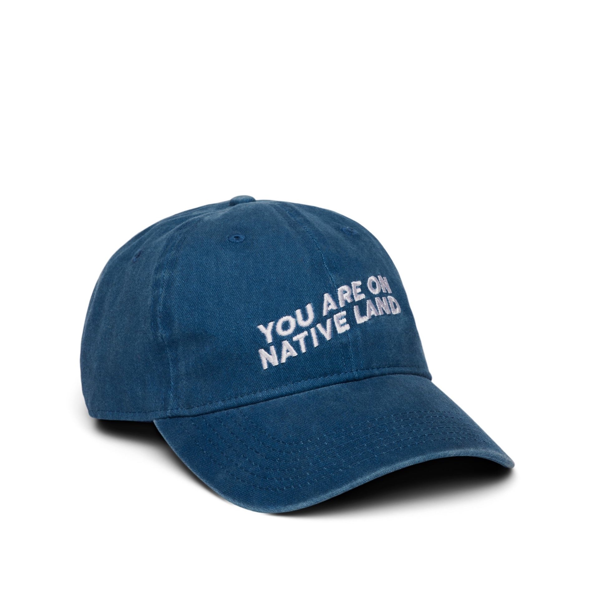 'YOU ARE ON NATIVE LAND' ORGANIC CAP