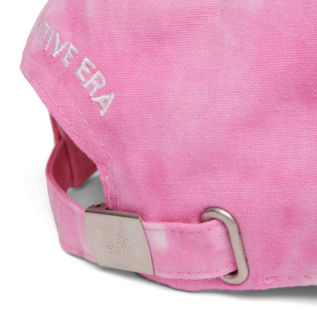 'YOU ARE ON NATIVE LAND' ORGANIC CAP - PINK TIE DYE