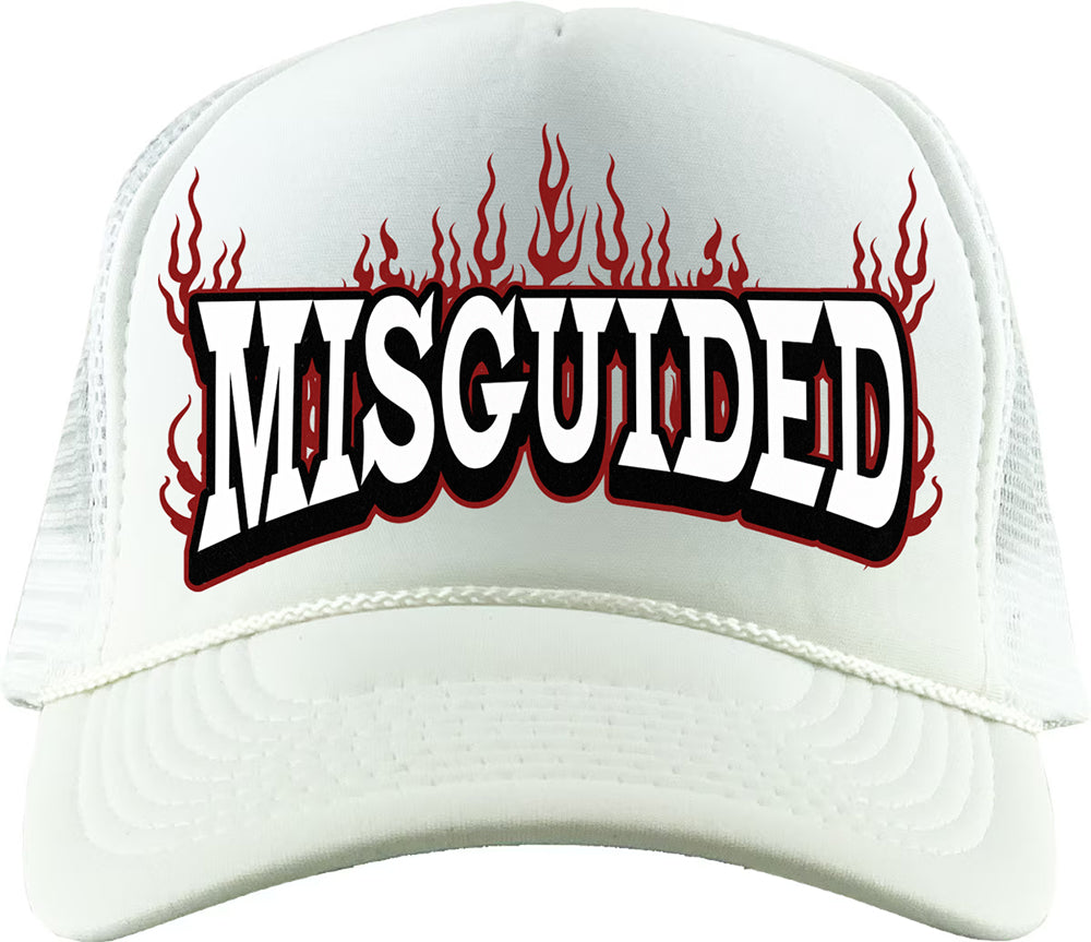 Misguided Flame (Air Jordan 11 Low Bred) Trucker Hat Misguided
