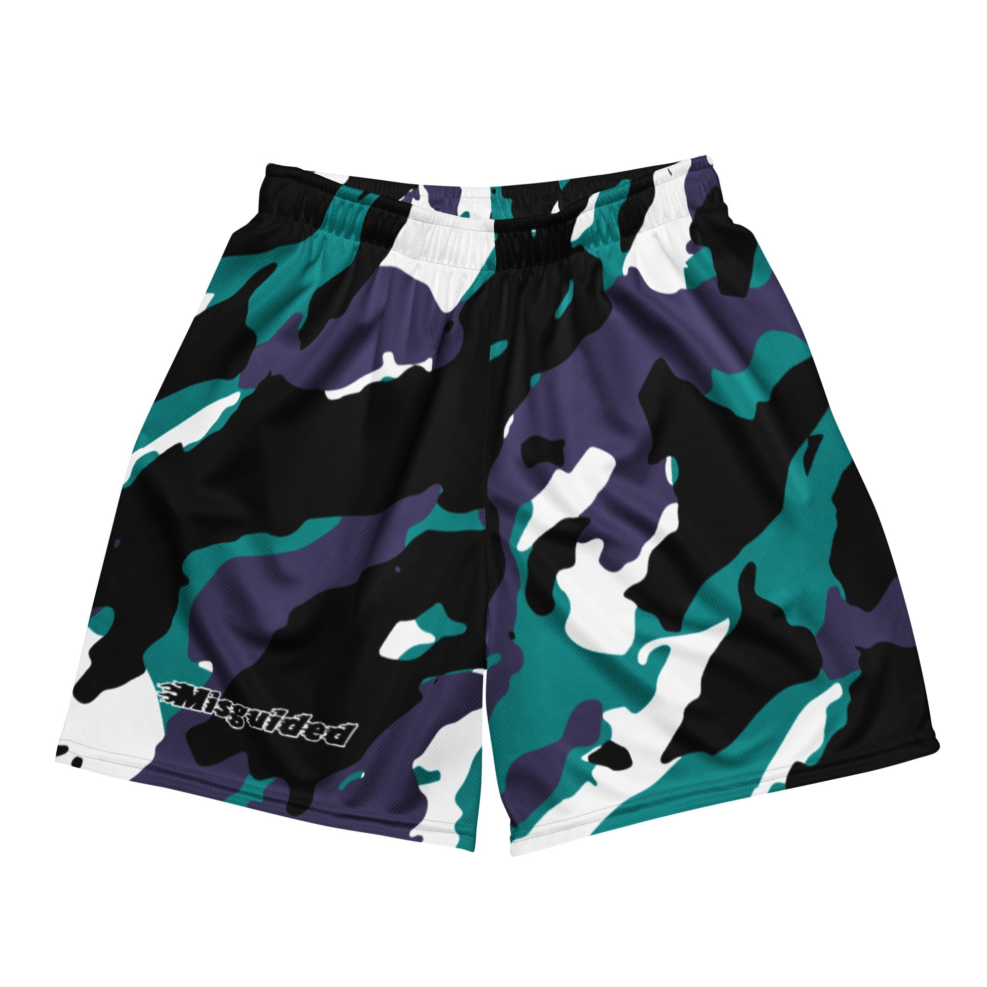 Misguided Camo (Air Jordan 5 Grape) Mesh Shorts Misguided
