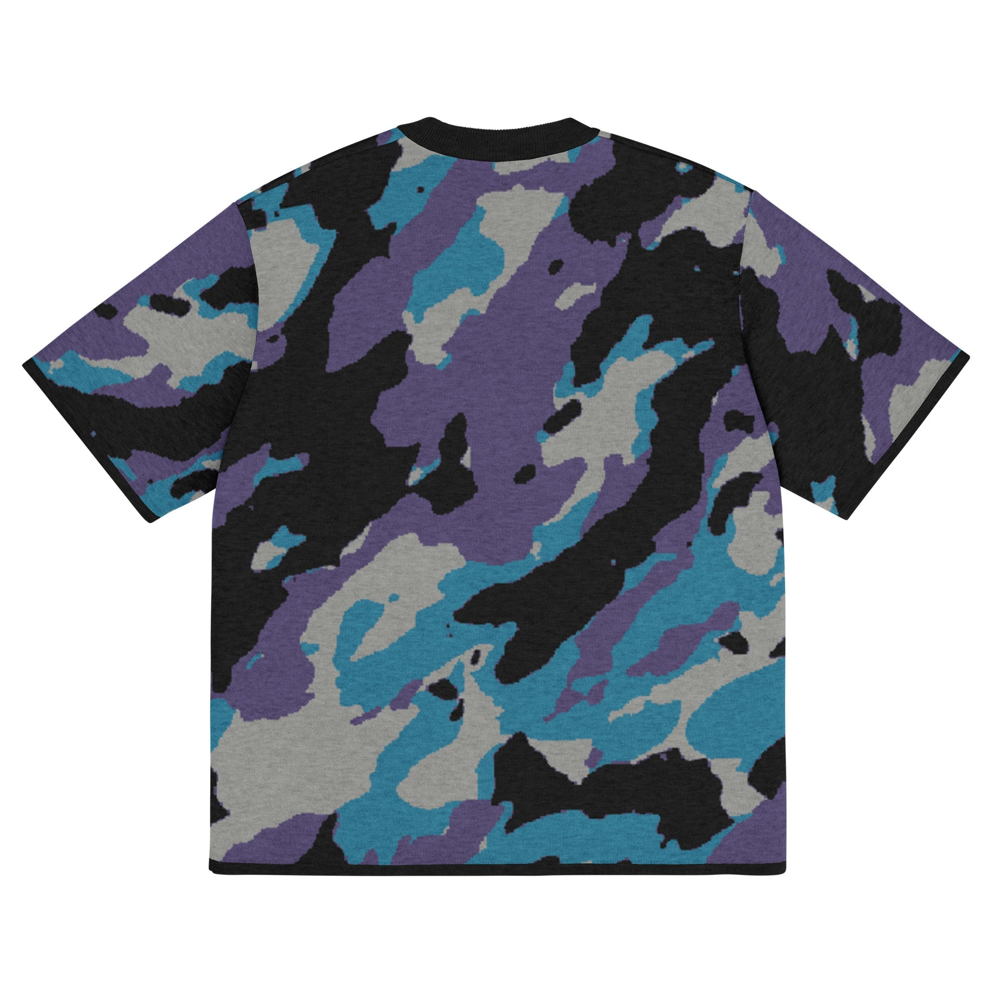 Misguided Camo (Air Jordan 8 Aqua) Knitted Shirt Misguided